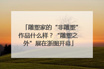雕塑家的“非雕塑”作品什么样？“雕塑之外”展在浙图开幕