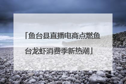 鱼台县直播电商点燃鱼台龙虾消费季新热潮