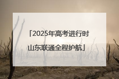 2025年高考进行时 山东联通全程护航