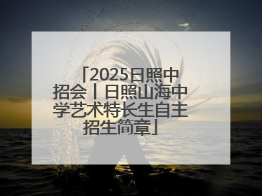 2025日照中招会丨日照山海中学艺术特长生自主招生简章